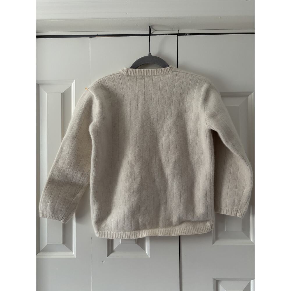 Lauren Ralph Lauren Ivory Merino Wool Cashmere Sweater - Picture 8 of 8